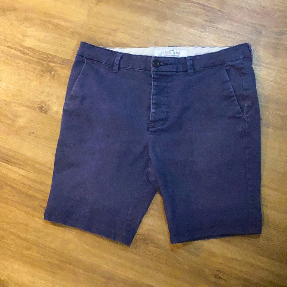 Topman Navy Jean Men’s Stretch Skinny Shorts W34